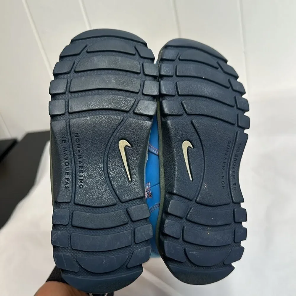 NIKE Watershield Light Blue Water Resistant Ankle Zip Up Rain/Snow Size 10